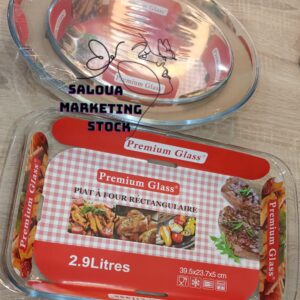 3 SET PLATS PREMIUM GLASS